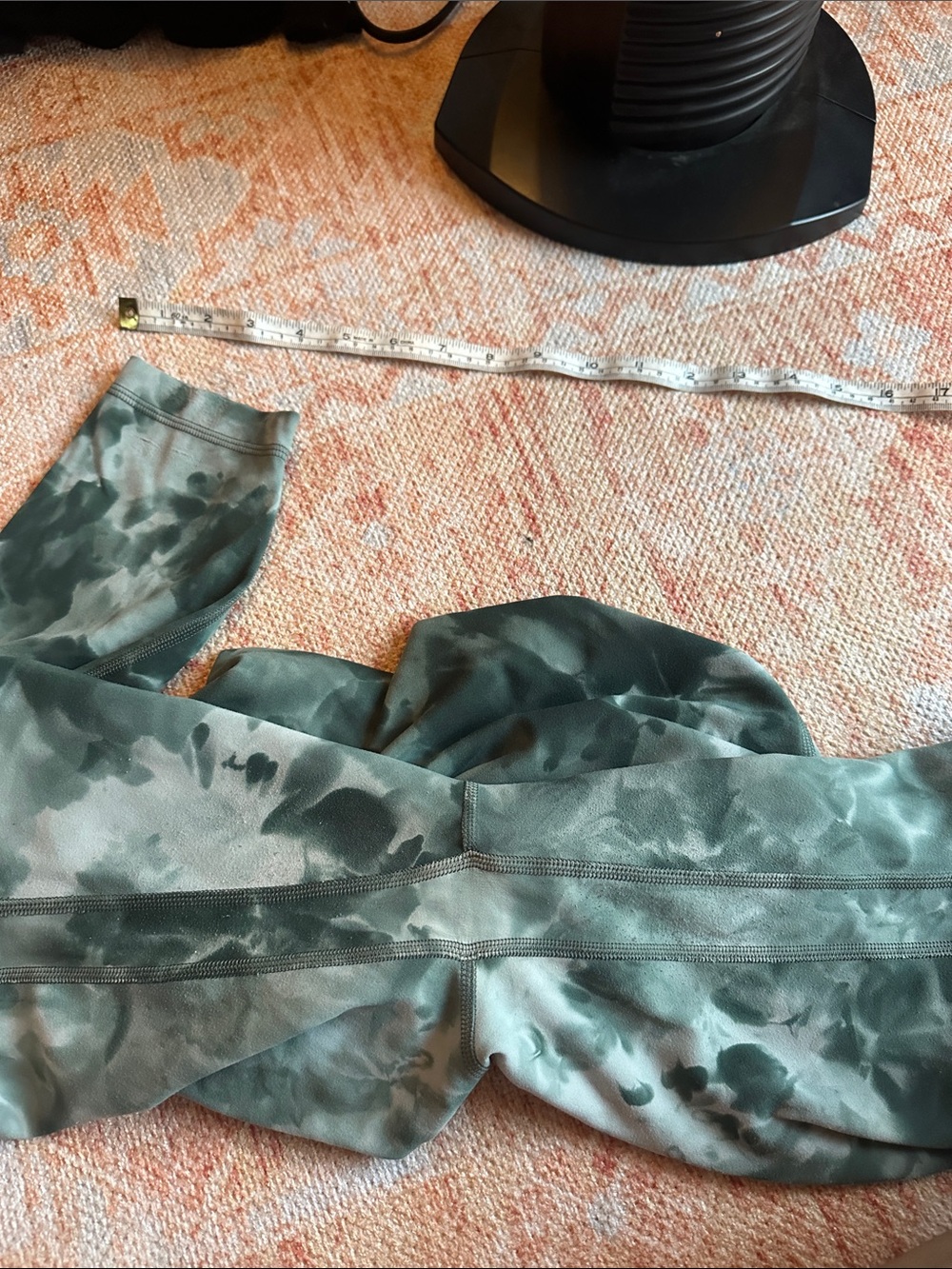 lululemon athletica Green Tie-Dye High-Rise Leggings - Picture 6 of 8
